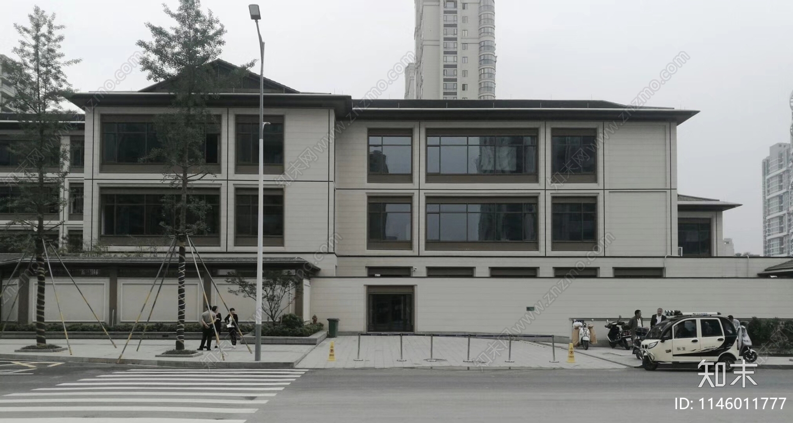 实验小学校园建筑cad施工图下载【ID:1146011777】