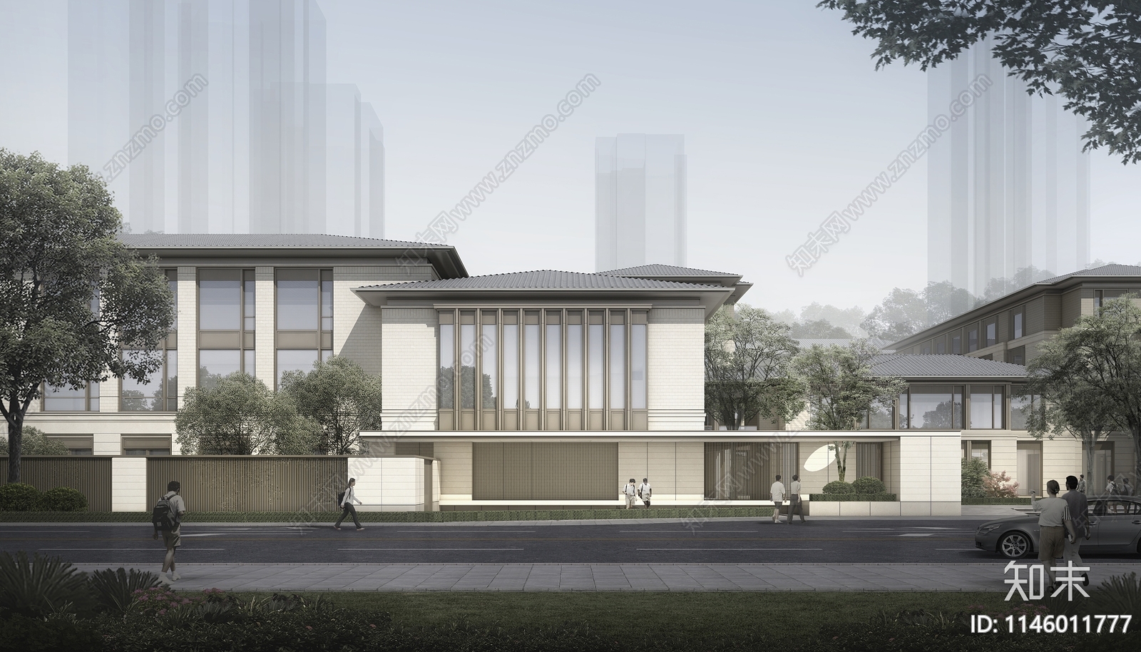实验小学校园建筑cad施工图下载【ID:1146011777】