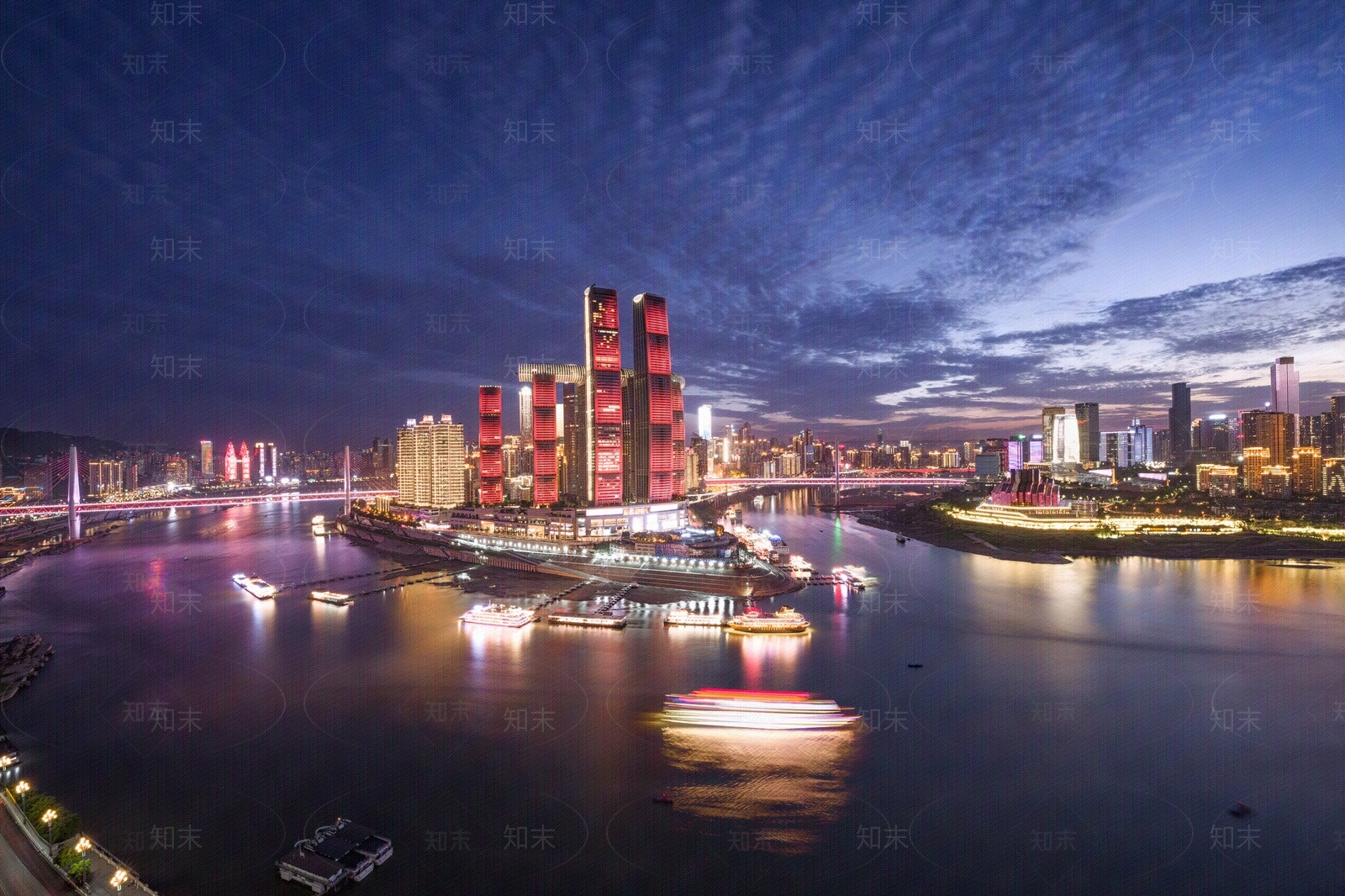 晚上城市外景贴图下载【ID:1145196308】