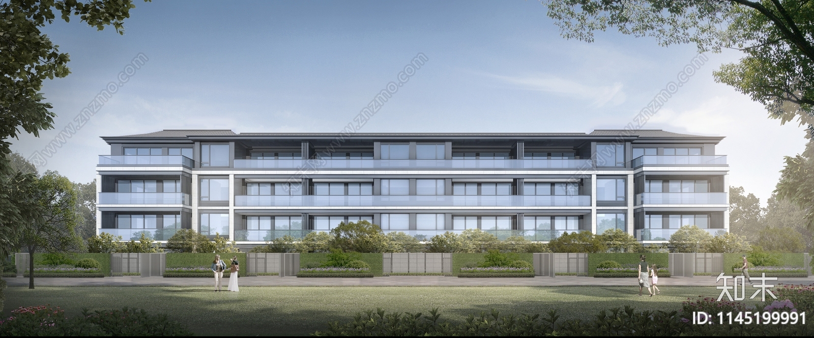 杭州未来科技城绿住宅建筑详图cad施工图下载【ID:1145199991】