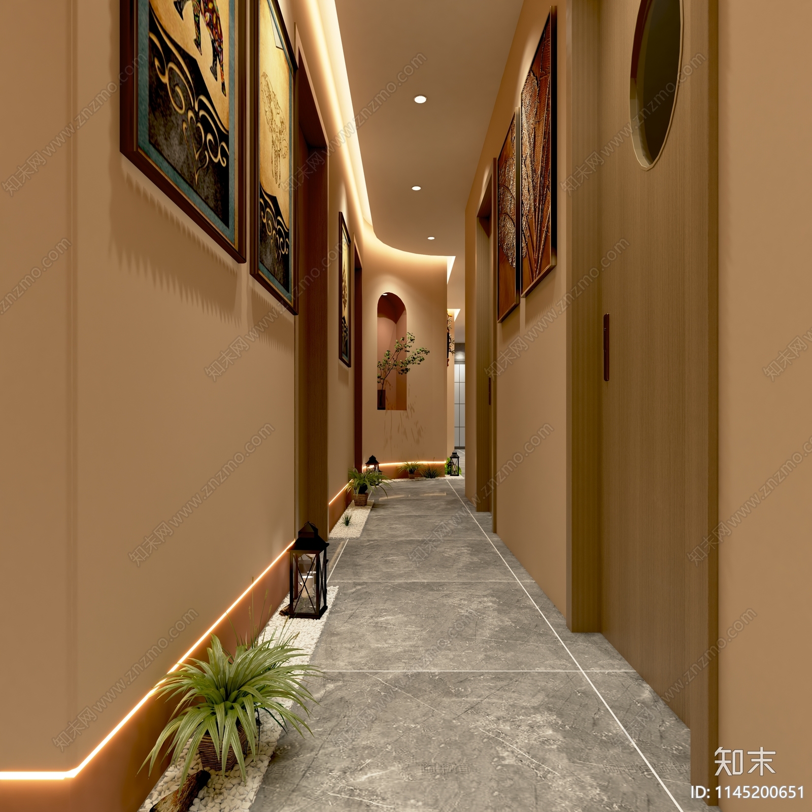 美容SPA店3D模型下载【ID:1145200651】