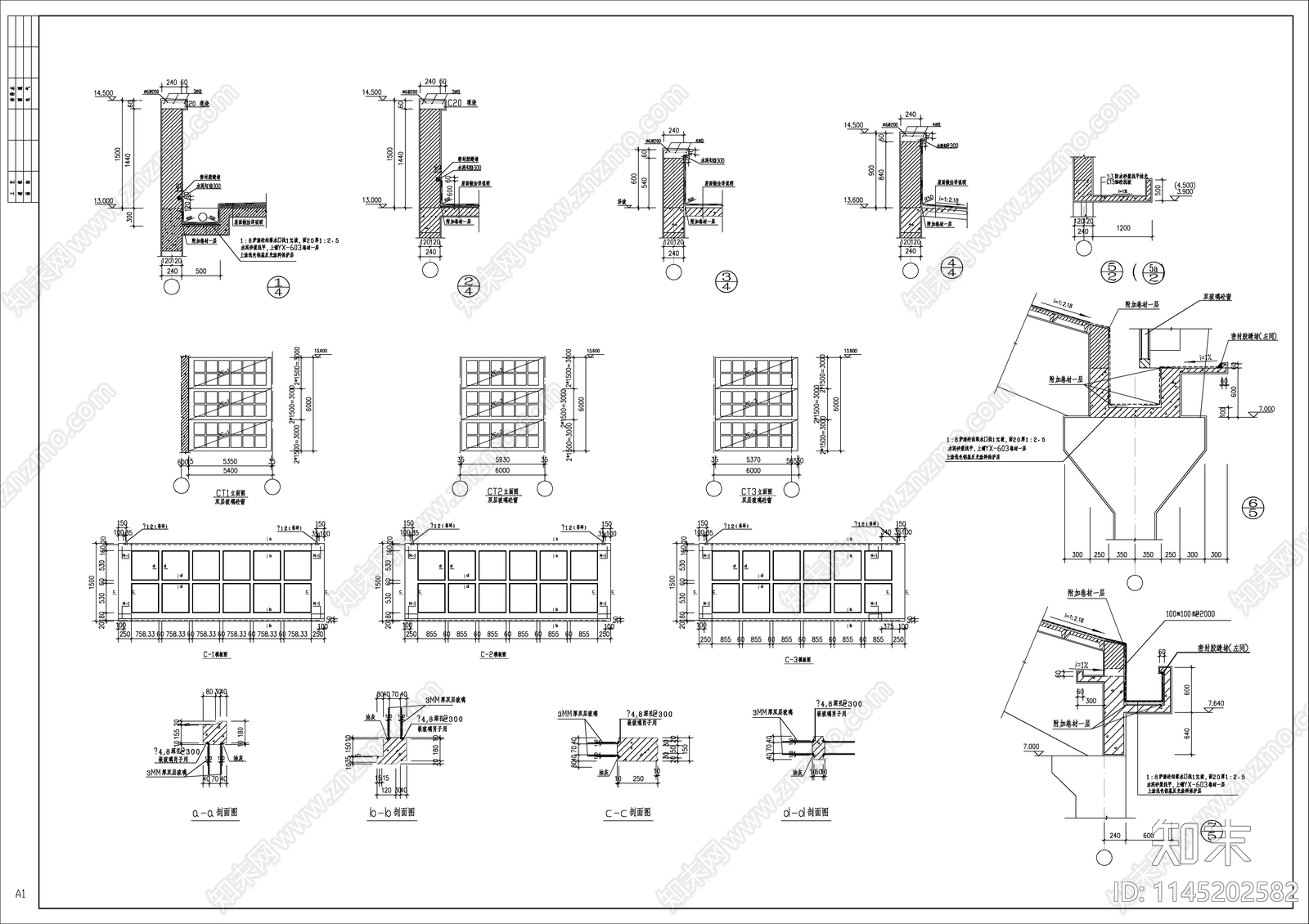 某织造业工厂印花车间建筑cad施工图下载【ID:1145202582】
