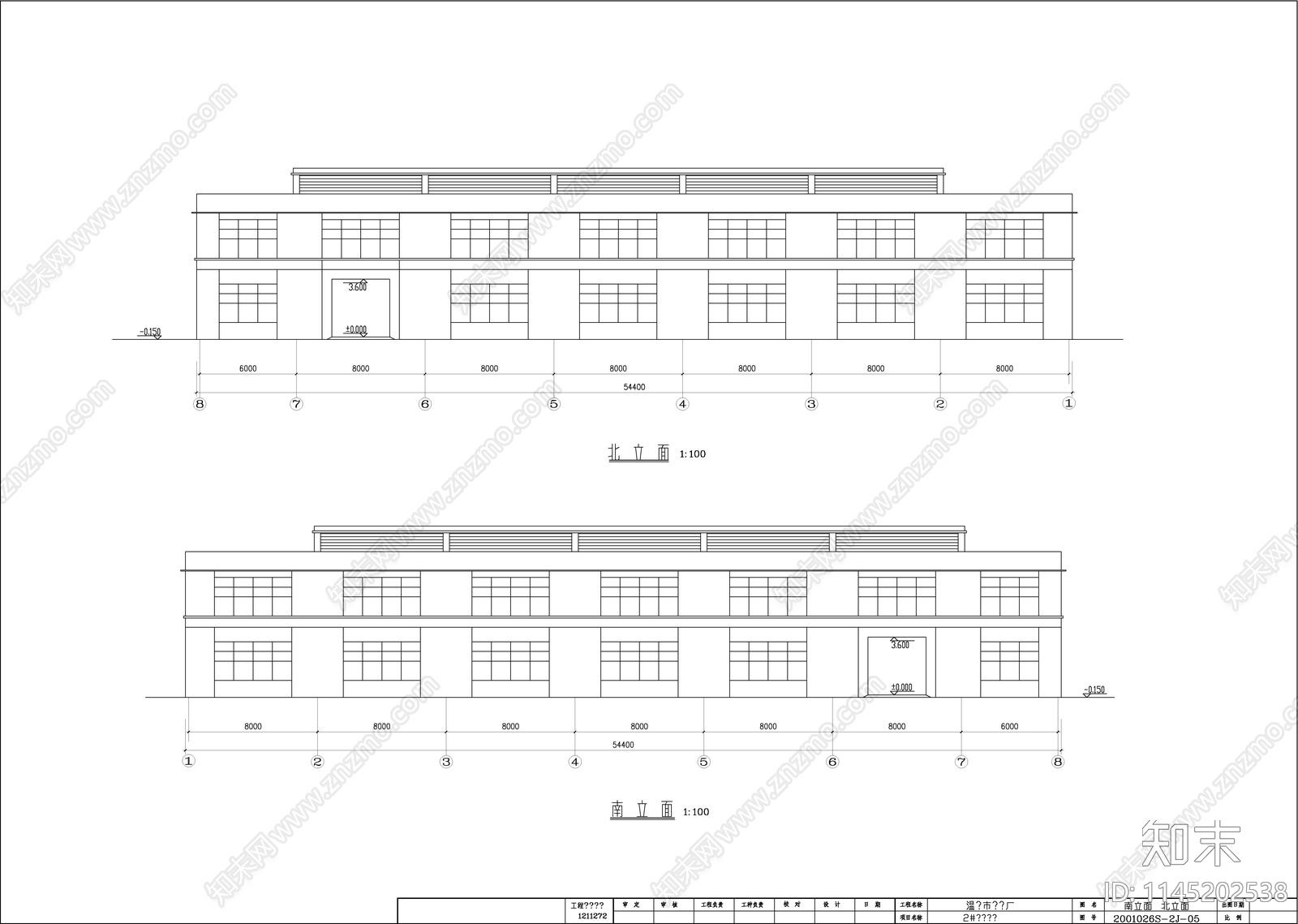 电镀车间建筑cad施工图下载【ID:1145202538】