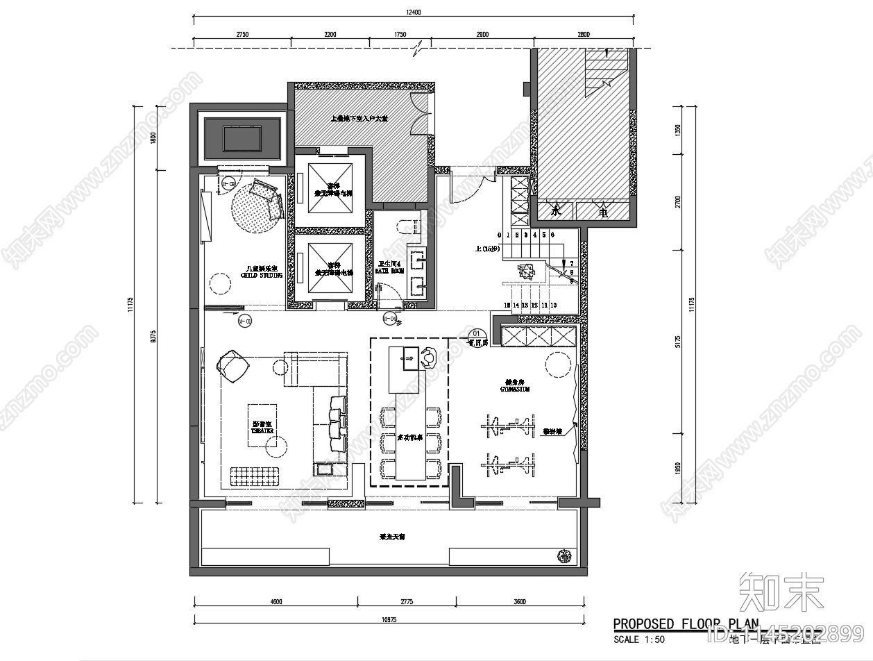 丹健国际cad施工图下载【ID:1145202899】