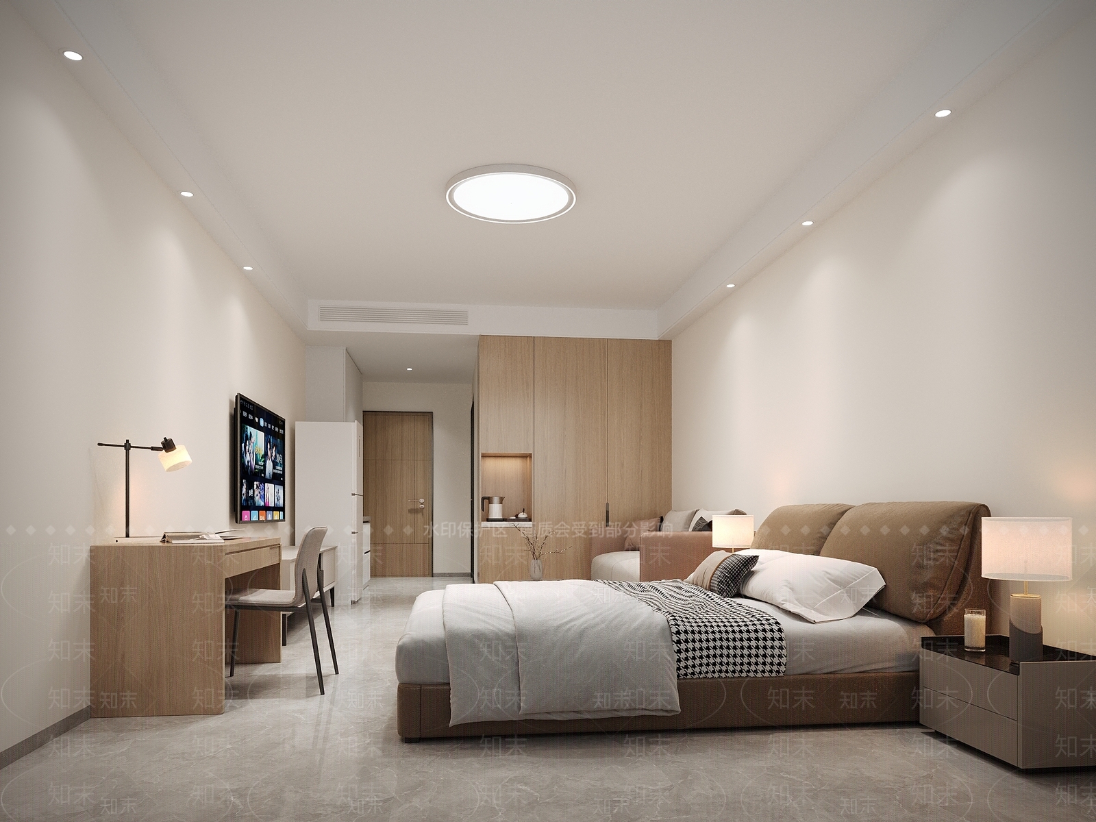 现代单身公寓3D模型下载【ID:1145206226】