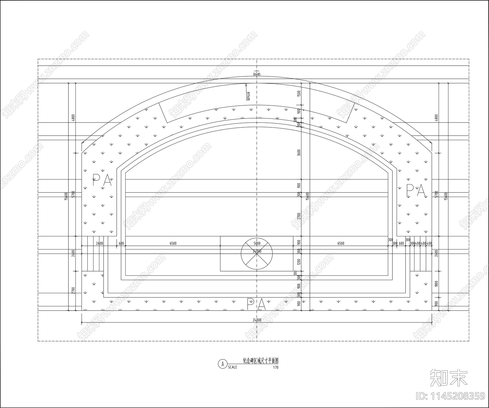 广场景观详图cad施工图下载【ID:1145208359】