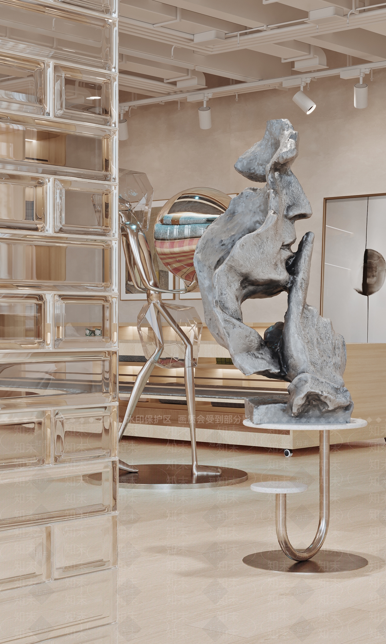 现代家纺店3D模型下载【ID:1145214177】