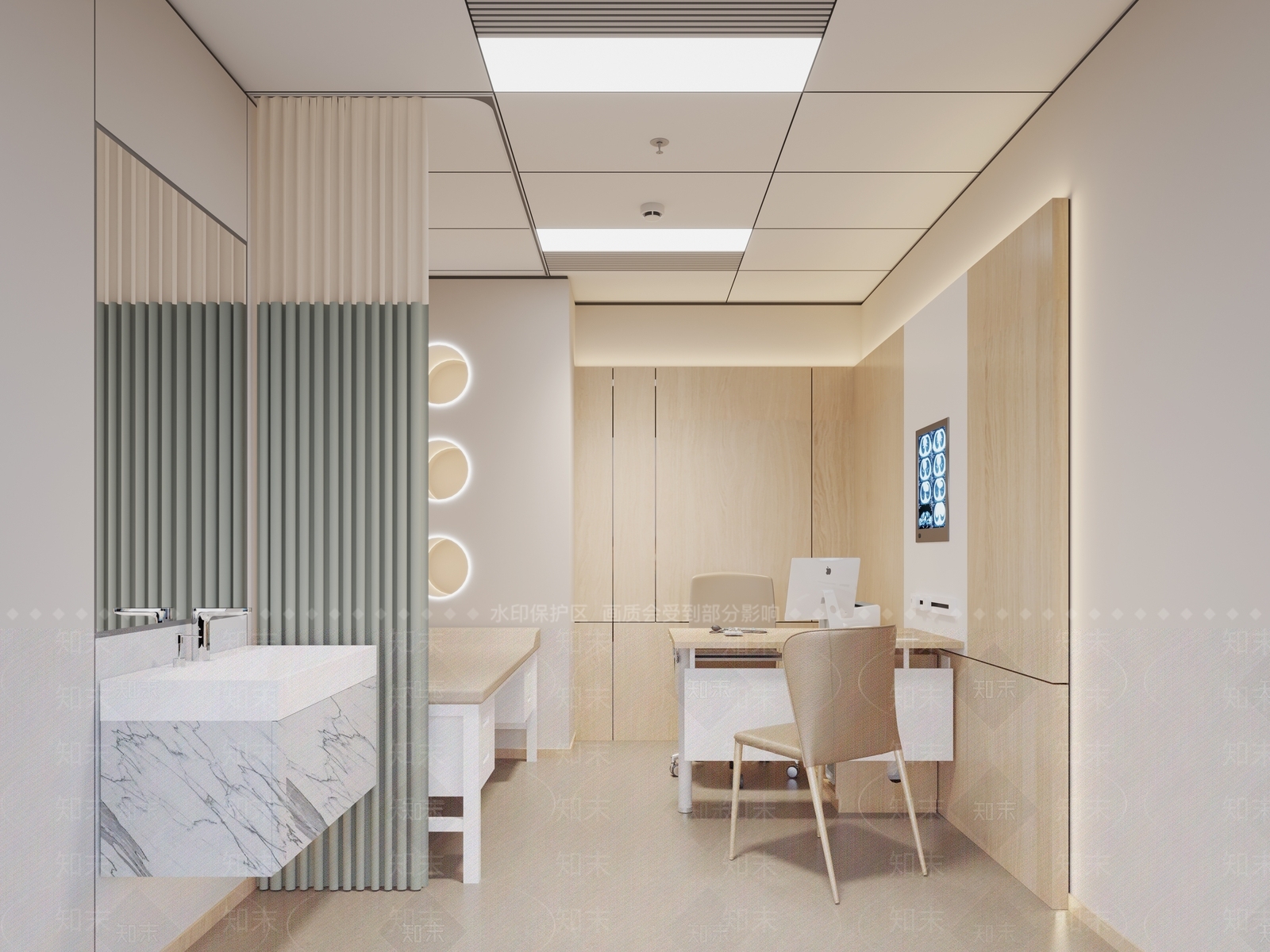 现代医院3D模型下载【ID:1145224735】