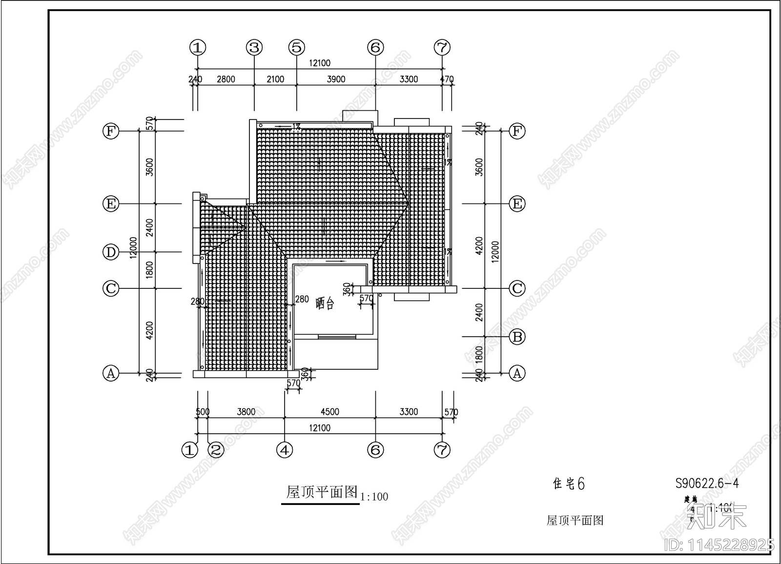 自建别墅建筑cad施工图下载【ID:1145228925】