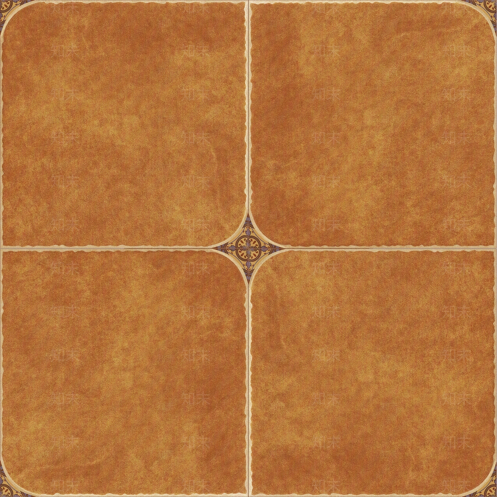 复古风黄棕色仿古砖贴图下载【ID:1145247948】