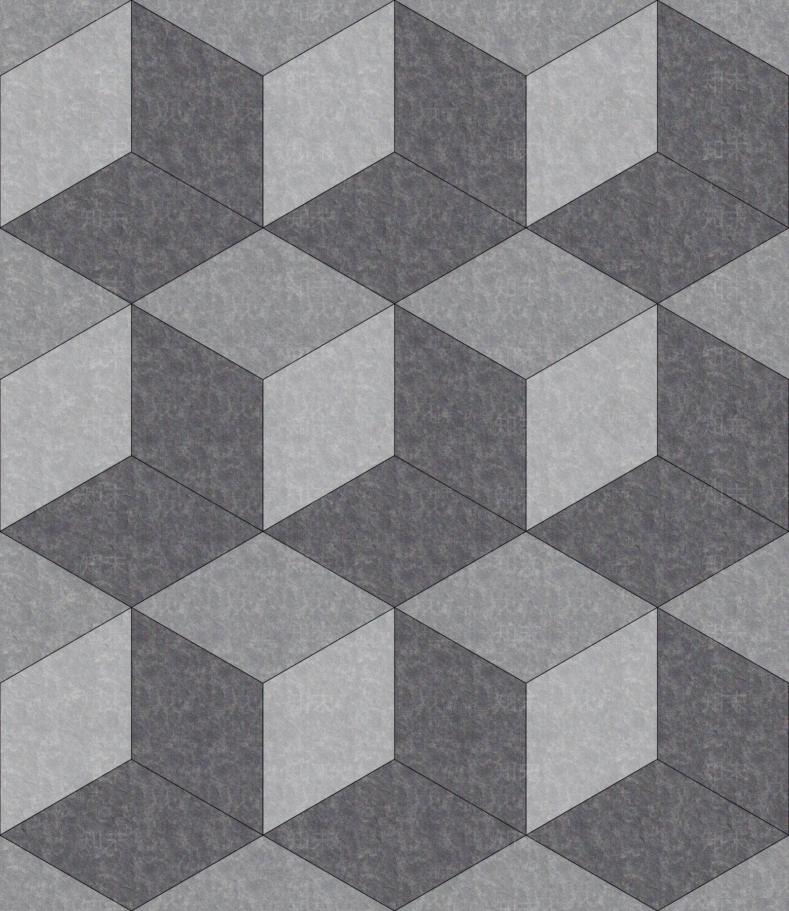菱形立体格子丰镇黑系贴图下载【ID:1145250050】