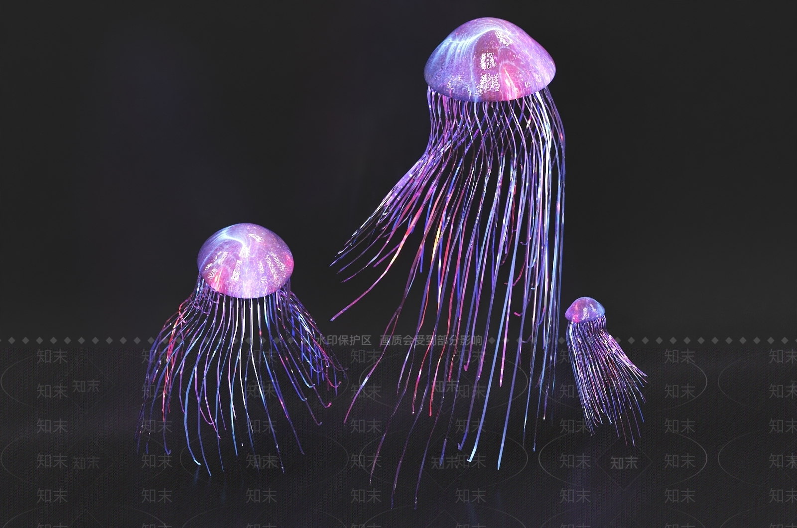 水母3D模型下载【ID:1145252191】