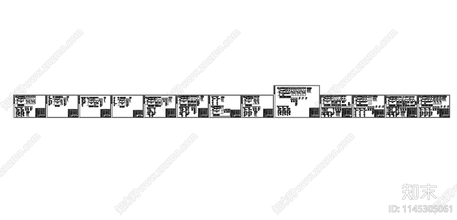 消火栓泵控制原理图cad施工图下载【ID:1145305061】