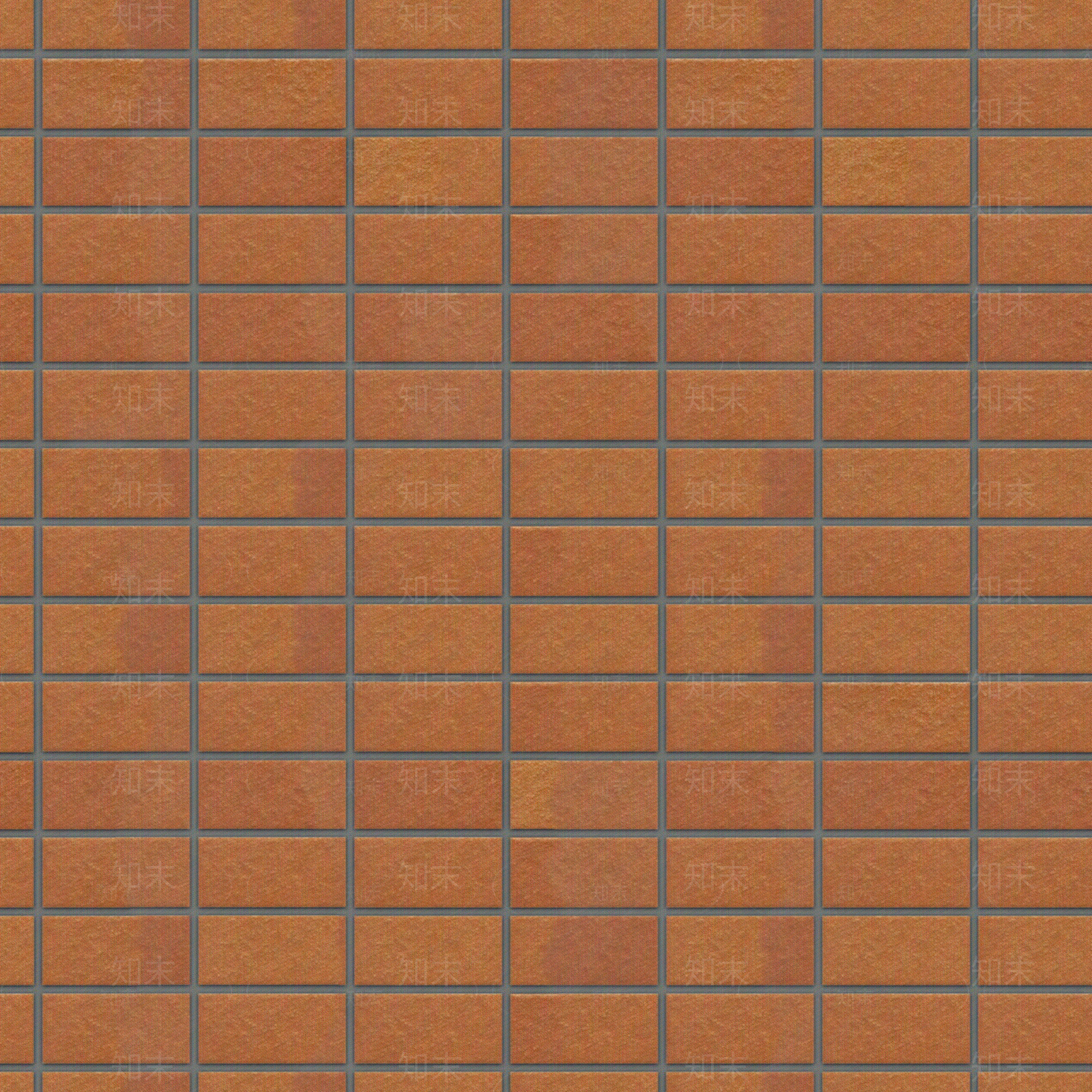 无缝橙红色建筑外墙砖贴图下载【ID:1145325852】