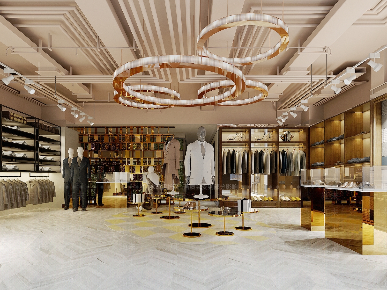 现代服装店3D模型下载【ID:1145327527】