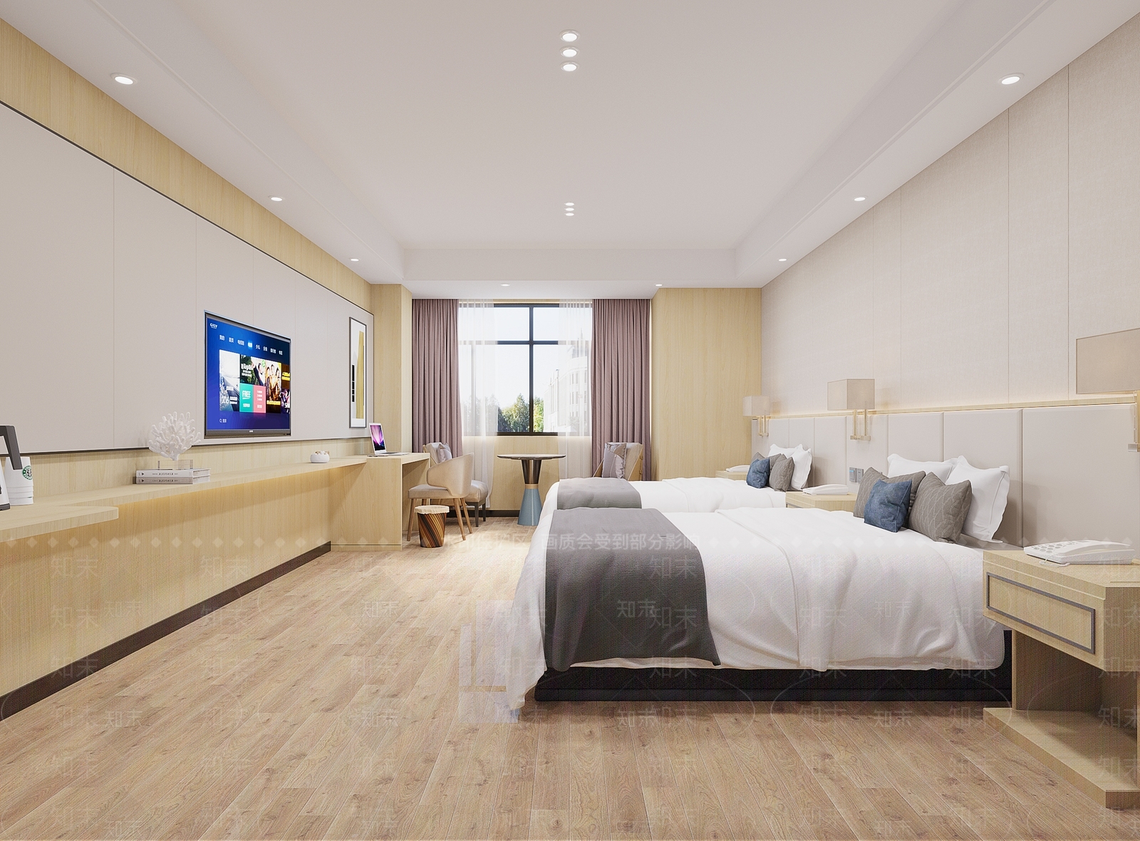 现代民宿3D模型下载【ID:1145328072】