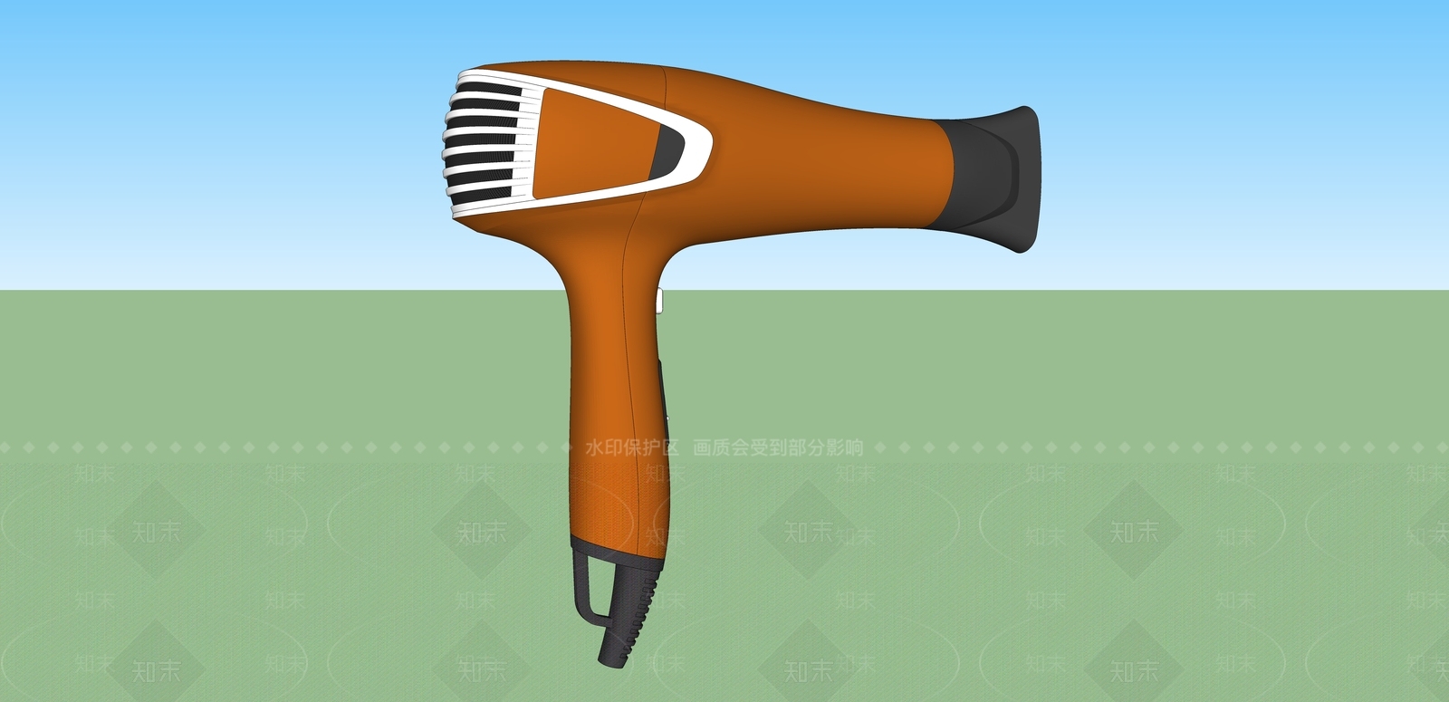 吹风机SU模型下载【ID:1145329858】