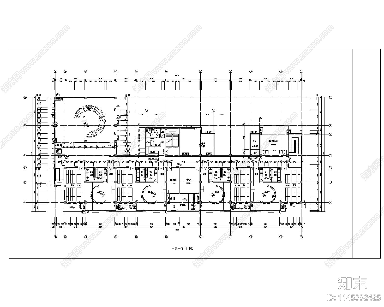 幼儿园设计方案建筑施工图下载【ID:1145332425】