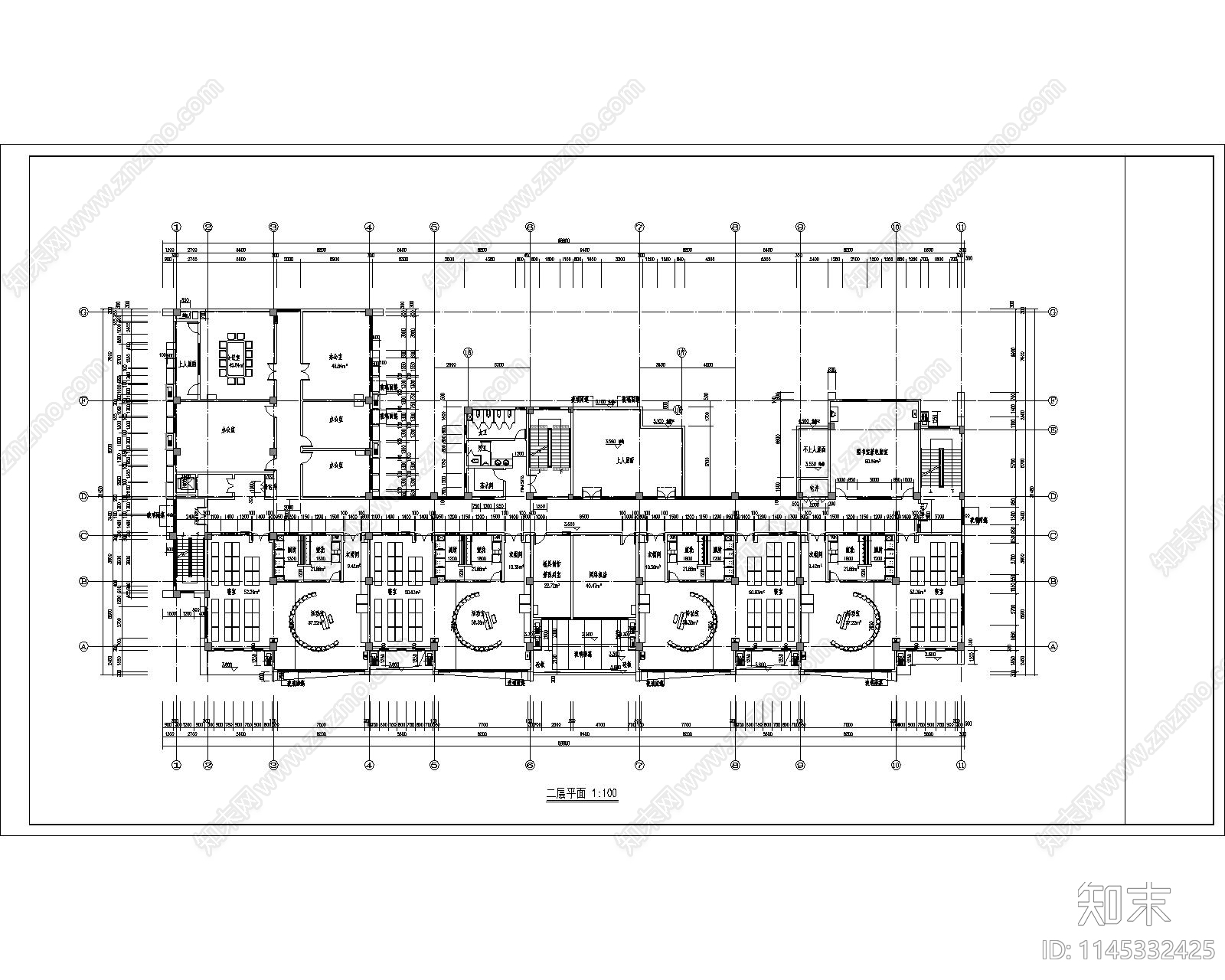 幼儿园设计方案建筑施工图下载【ID:1145332425】