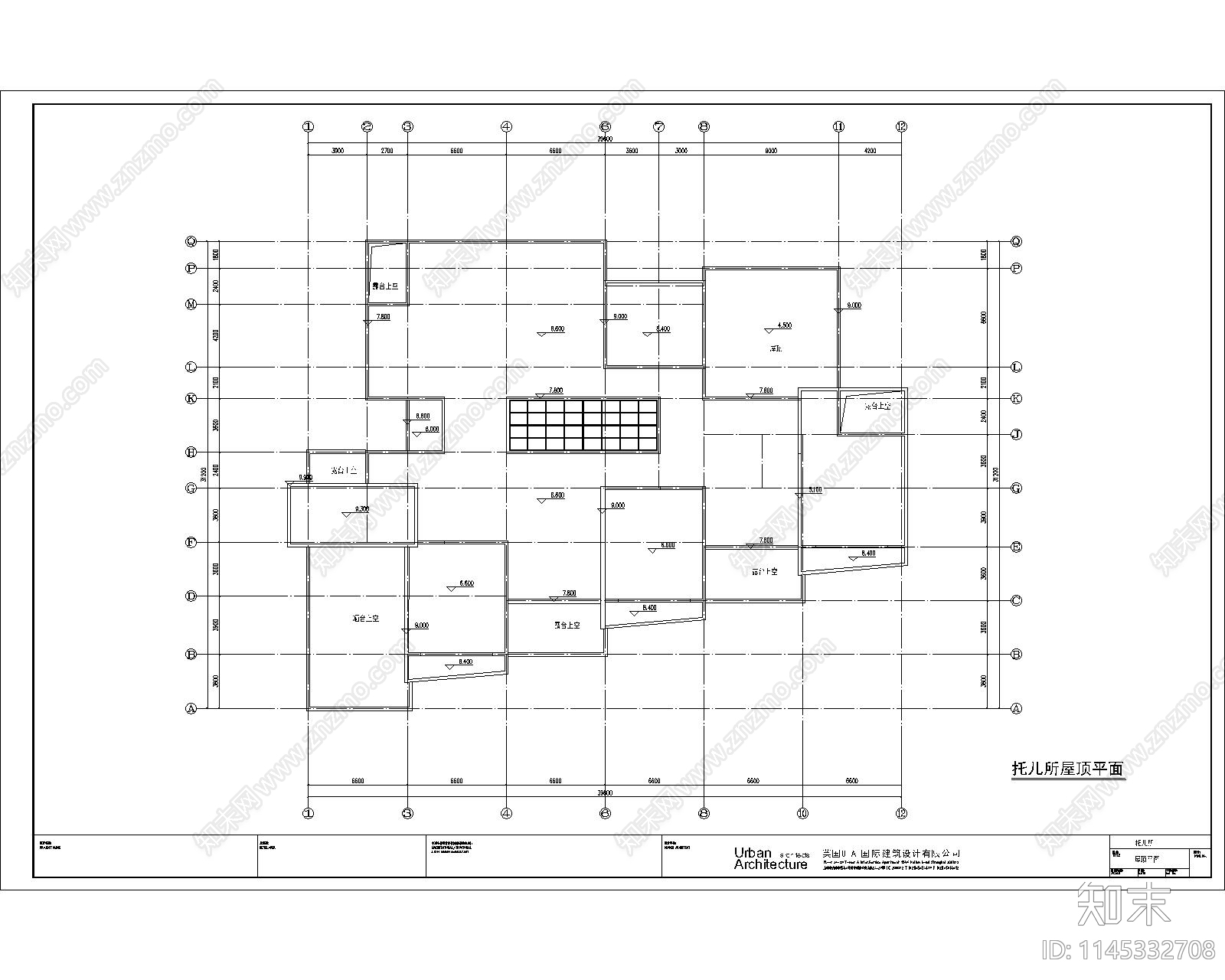 幼儿园建筑cad施工图下载【ID:1145332708】