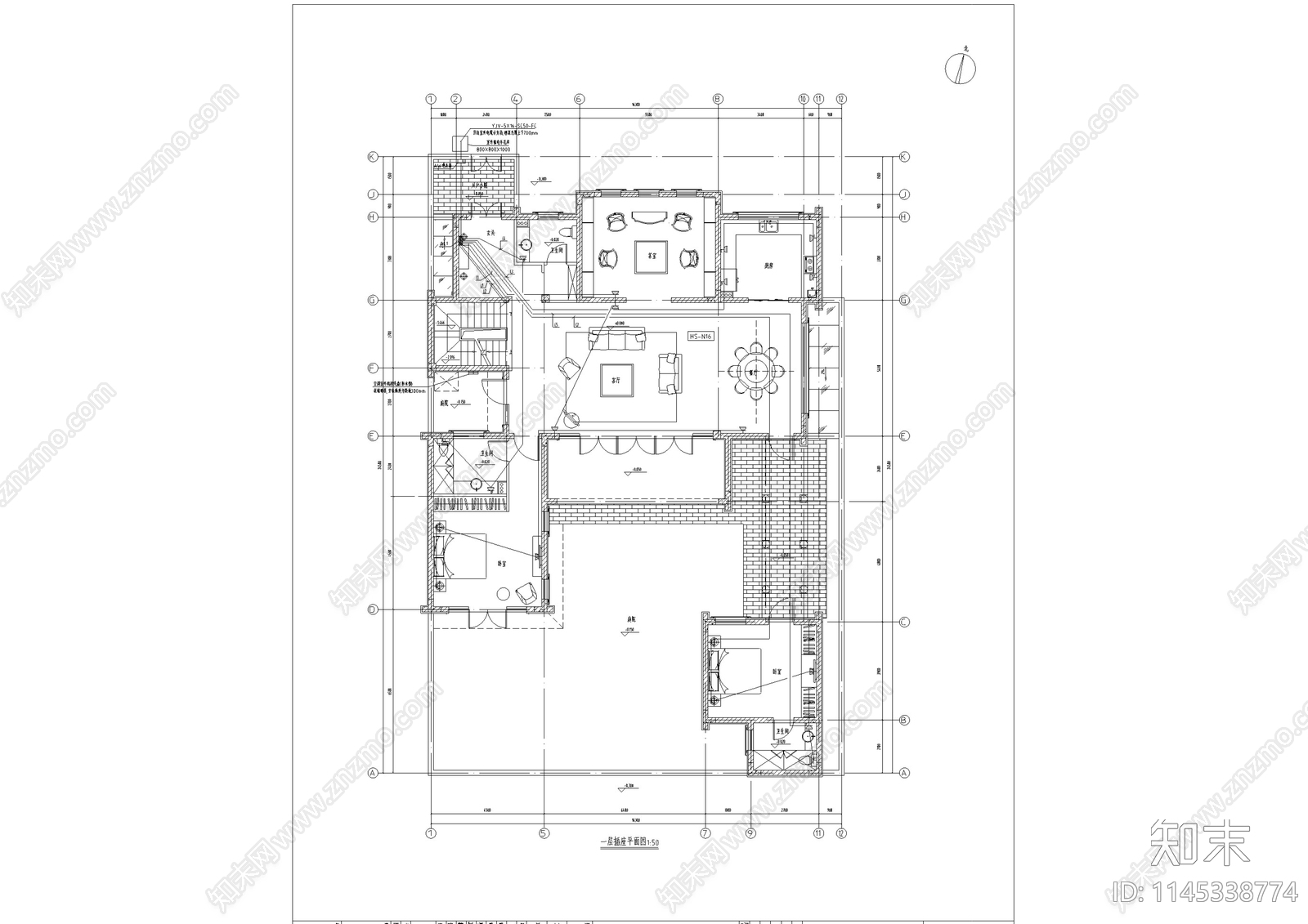 别墅建筑电气设计施工图下载【ID:1145338774】