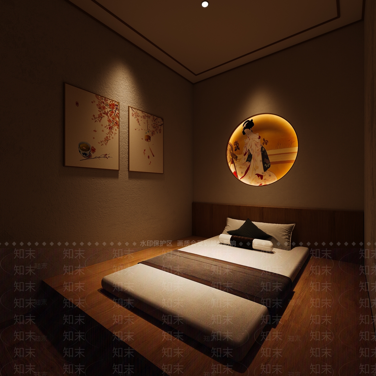 现代美容SPA店3D模型下载【ID:1145370219】