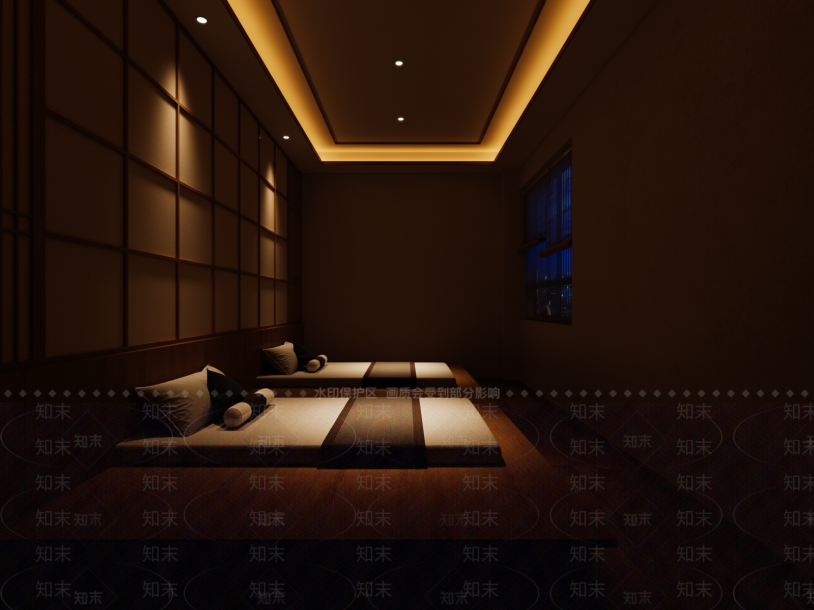 现代洗浴中心3D模型下载【ID:1145370548】