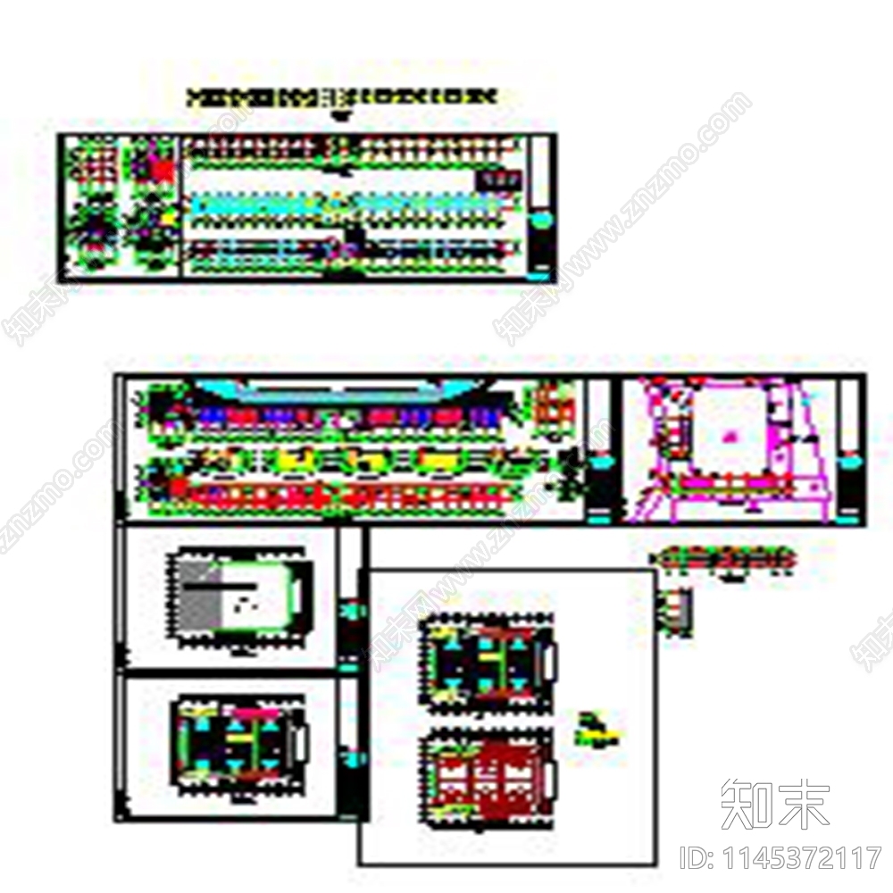 碧桂园学校结构施工图纸汇总cad施工图下载【ID:1145372117】