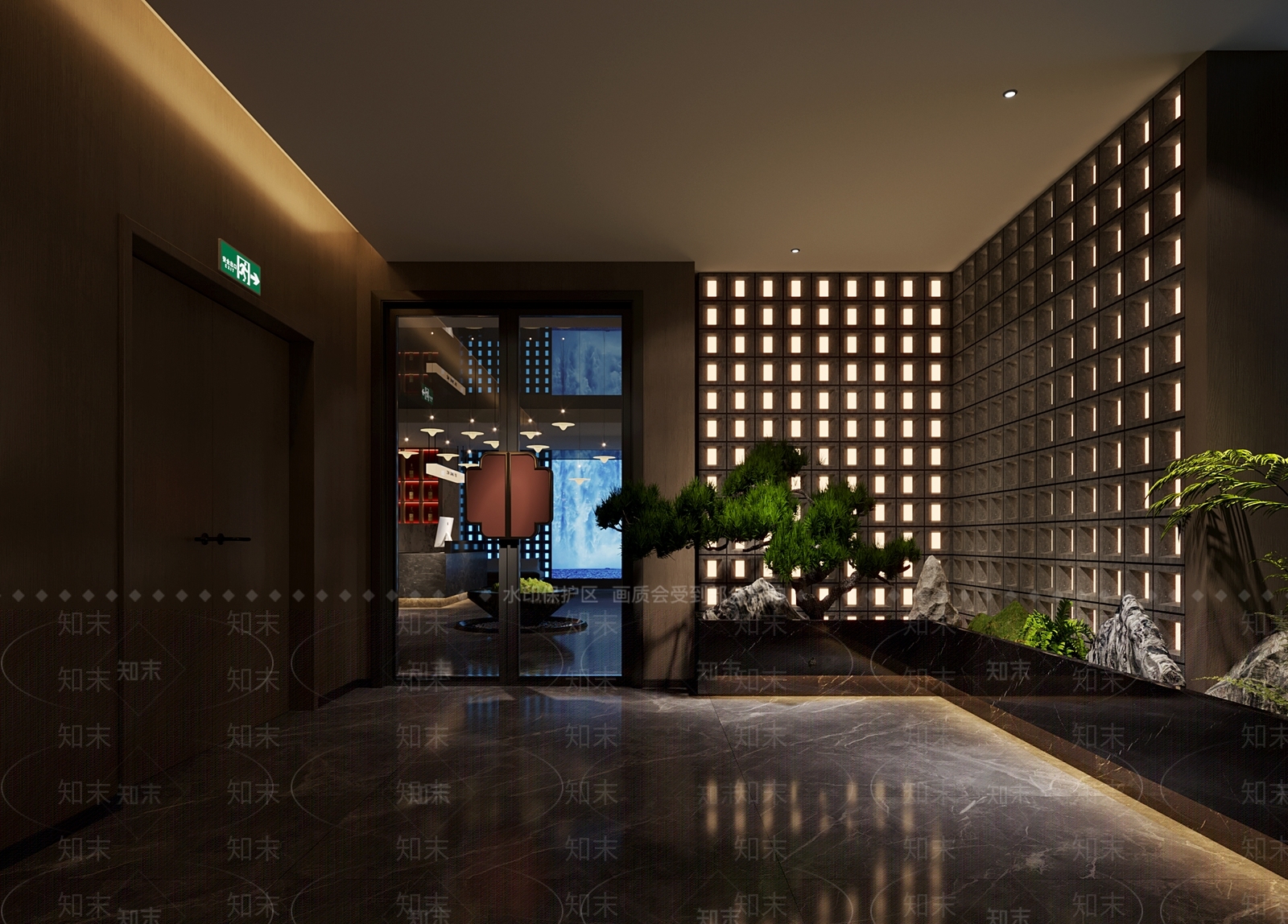 现代洗浴中心3D模型下载【ID:1145379326】