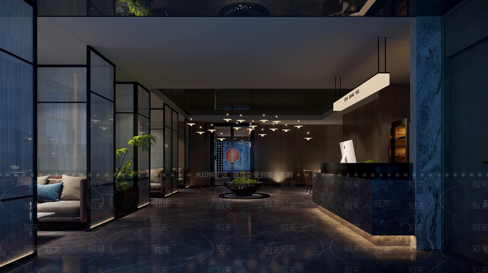现代洗浴中心3D模型下载【ID:1145379326】