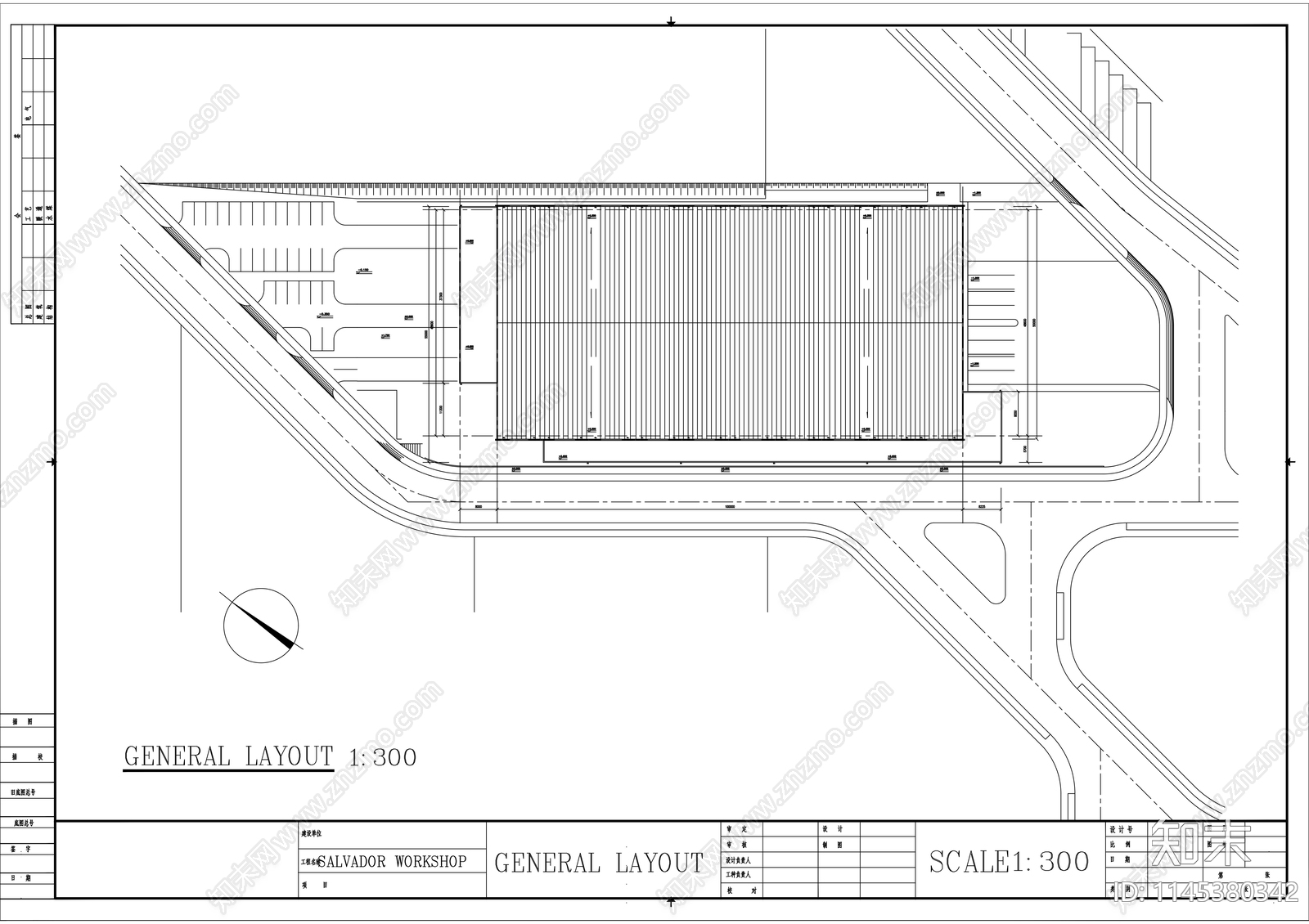 厂房建筑图cad施工图下载【ID:1145380342】
