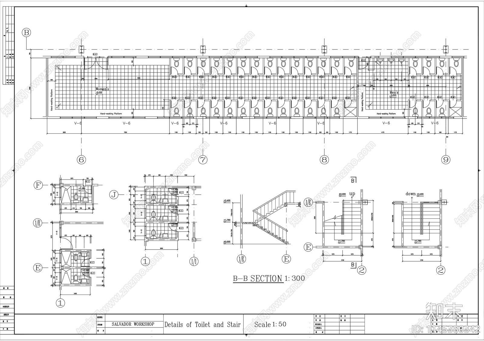 厂房建筑图cad施工图下载【ID:1145380342】