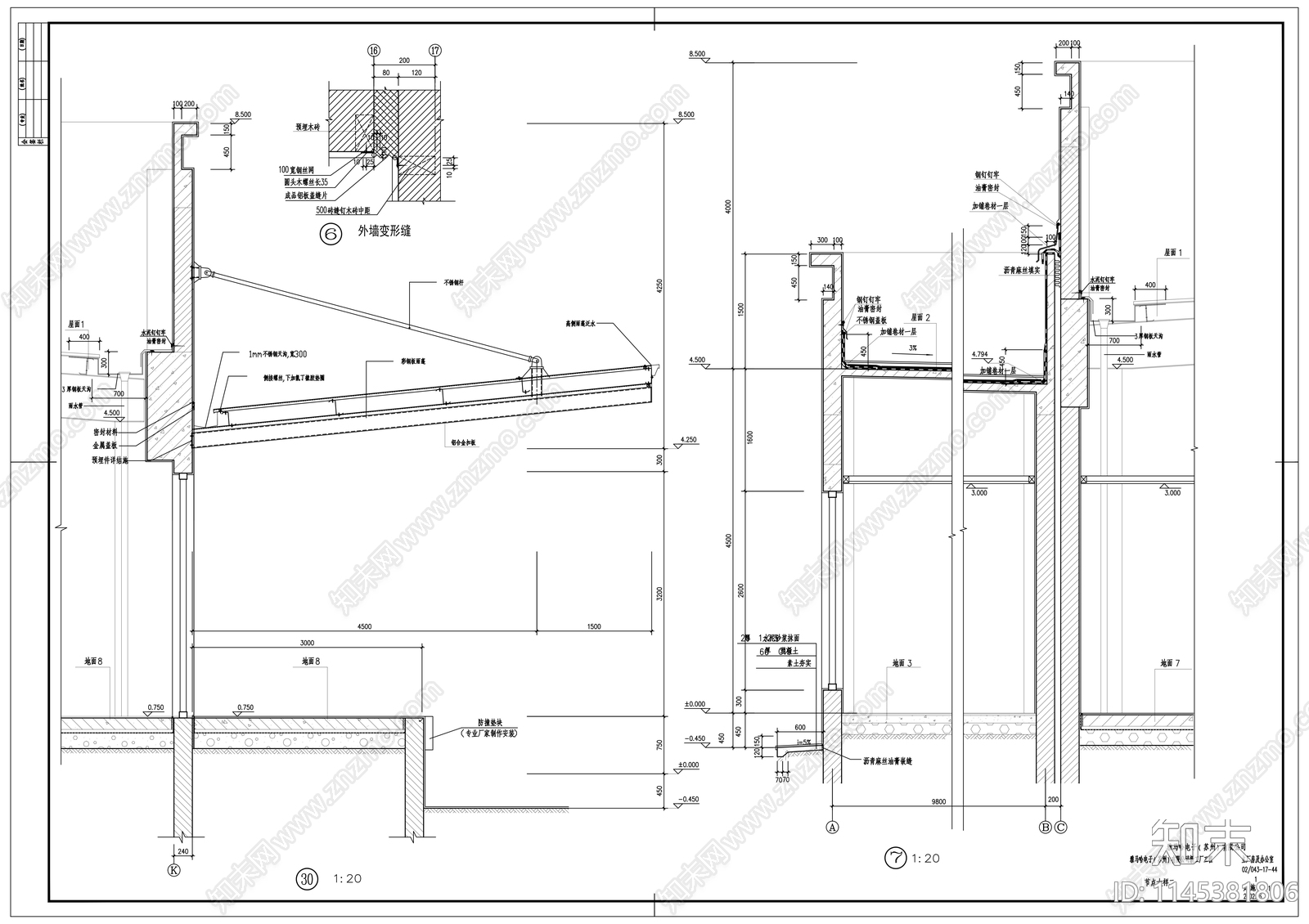 雅马哈厂房建筑cad施工图下载【ID:1145381806】
