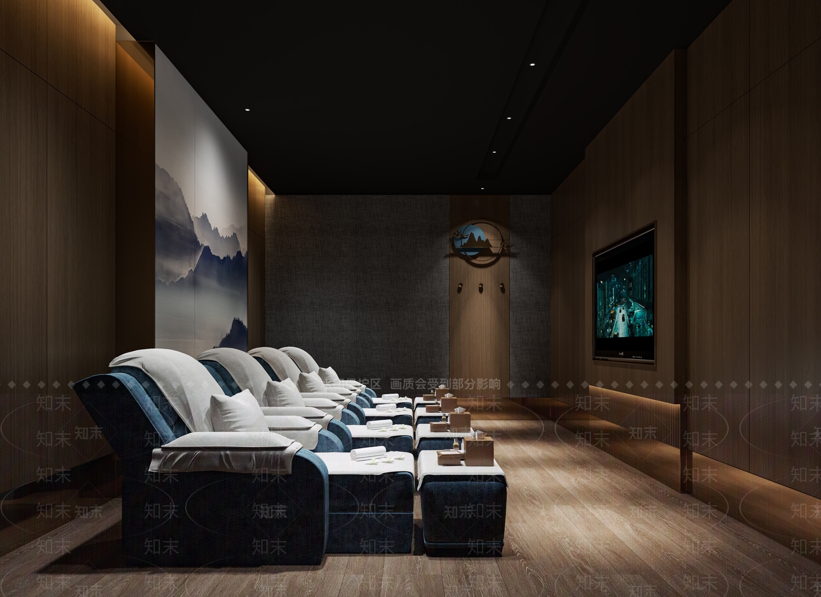 新中式洗浴中心3D模型下载【ID:1145392746】