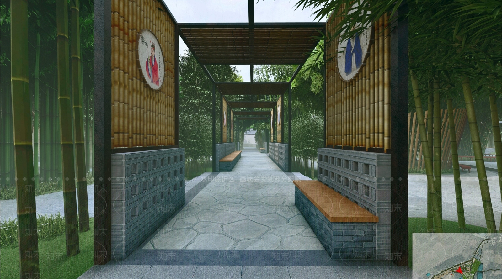 现代乡村公园SU模型下载【ID:1145397824】
