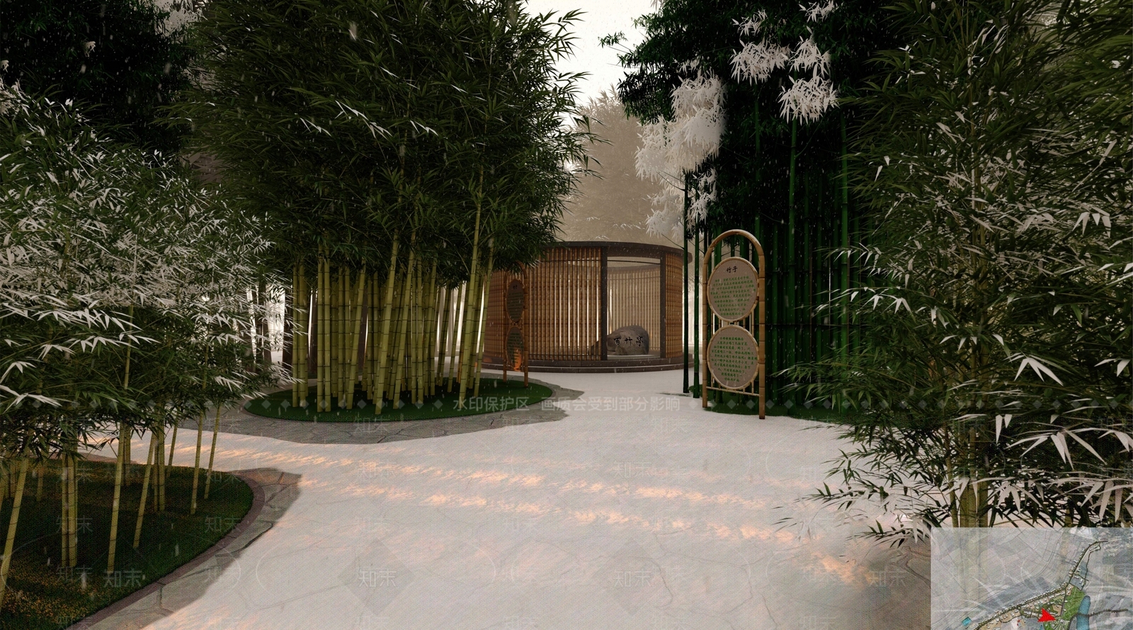 现代乡村公园SU模型下载【ID:1145397824】