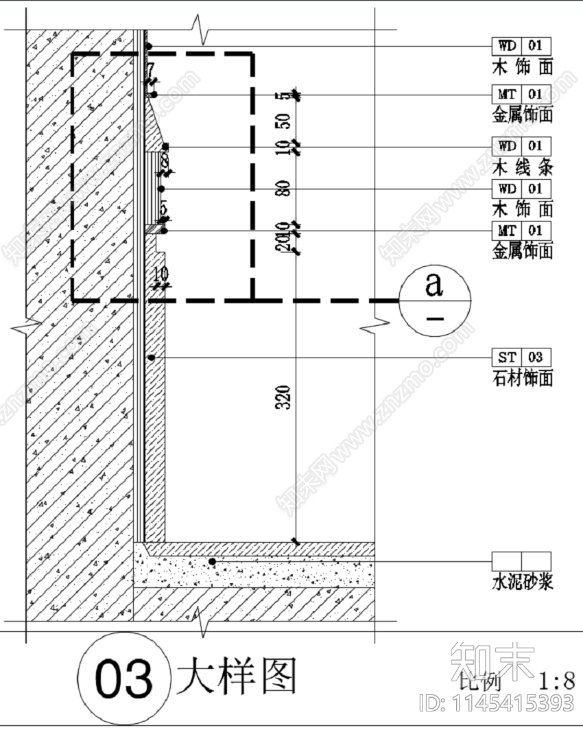 某古城接待大厅施工图下载【ID:1145415393】