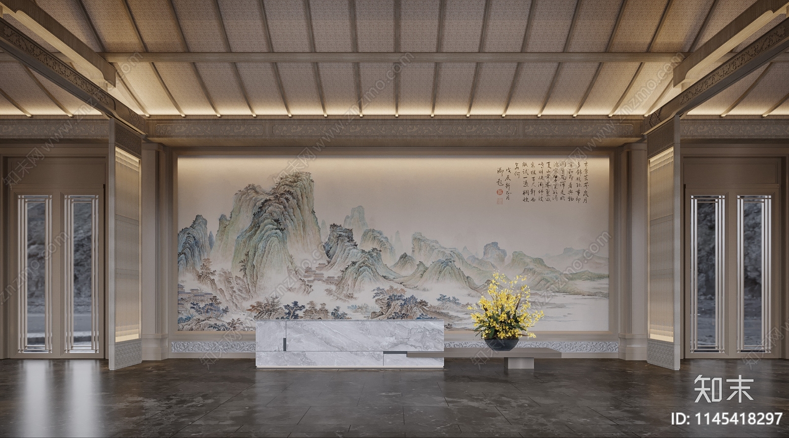 厦门建发售楼处展厅室内cad施工图下载【ID:1145418297】
