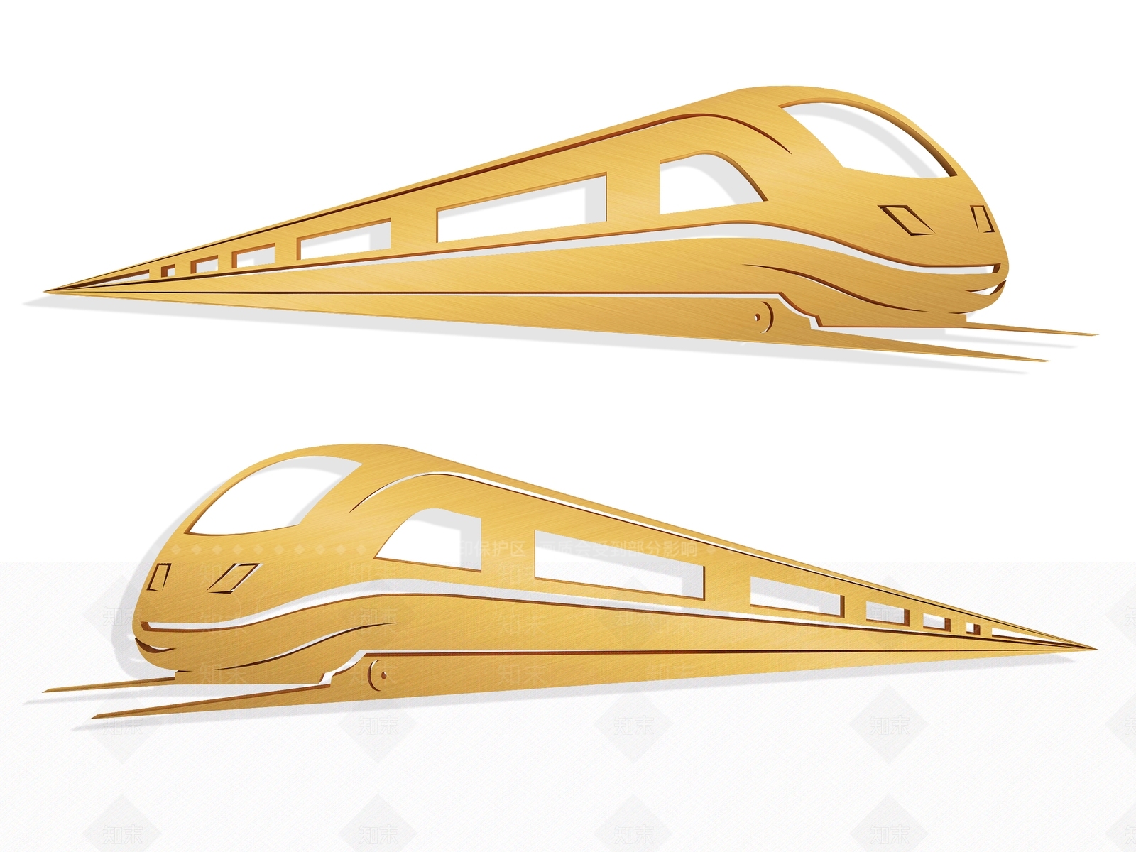 现代高铁墙饰挂件3D模型下载【ID:1145440072】