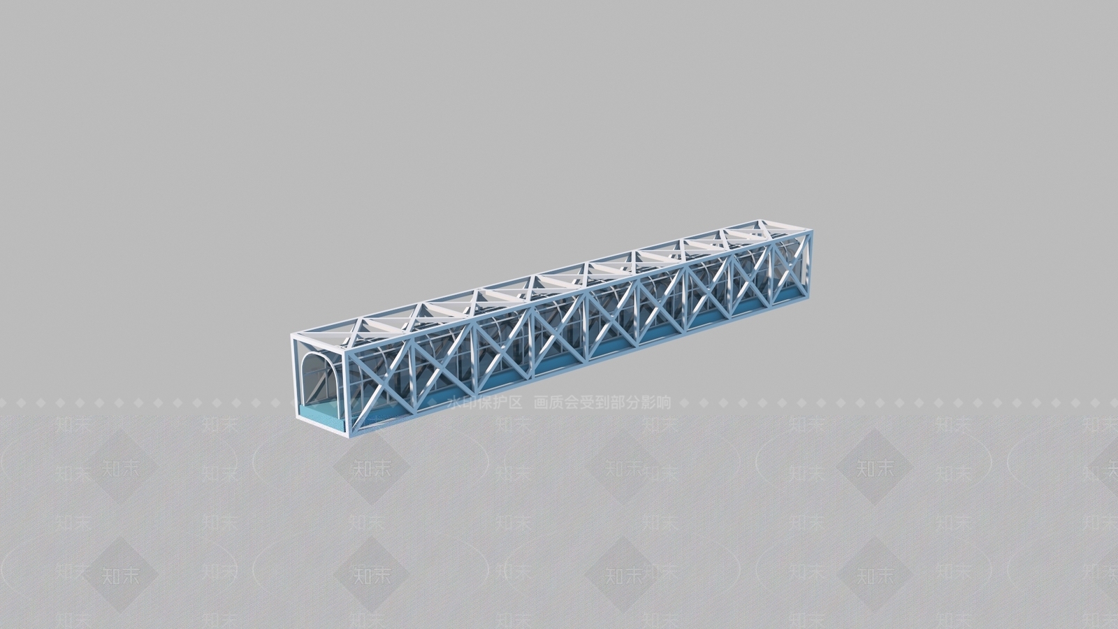 现代连廊3D模型下载【ID:1145449709】