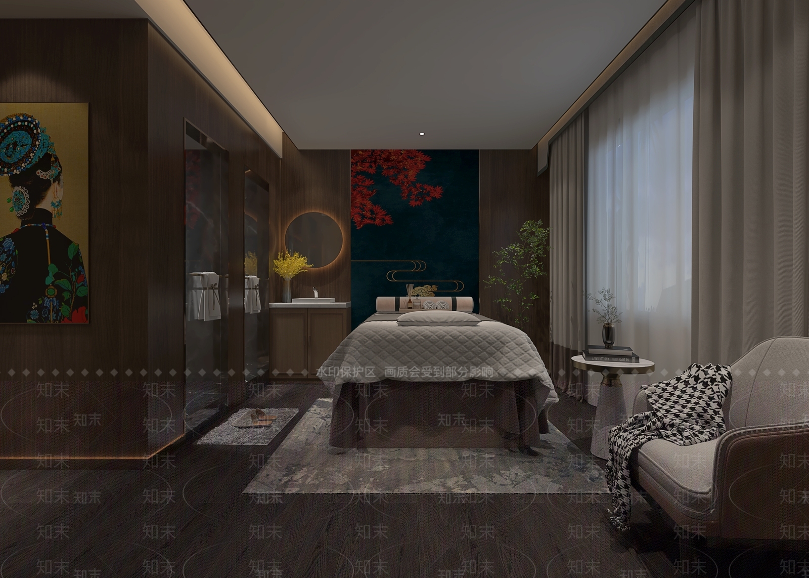 现代美容SPA3D模型下载【ID:1145572782】