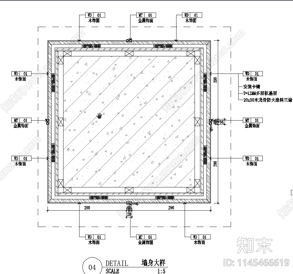文化旅游项目售楼处室内cad施工图下载【ID:1145466619】