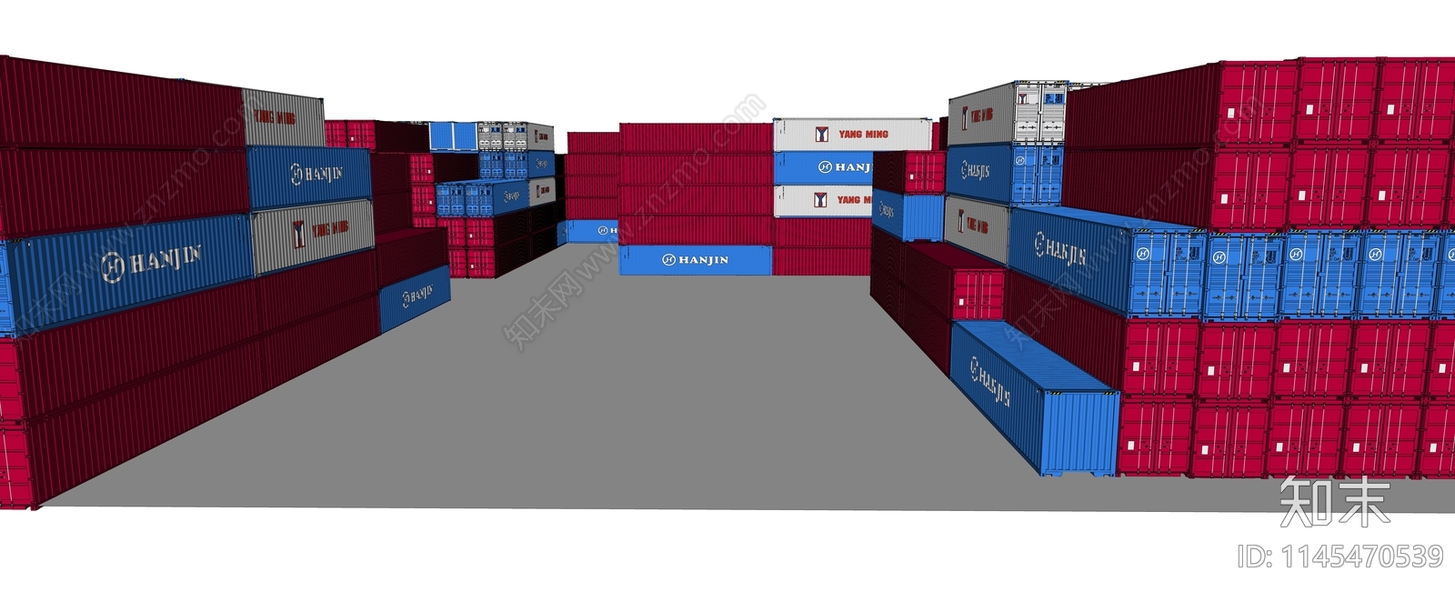 集装箱SU模型下载【ID:1145470539】