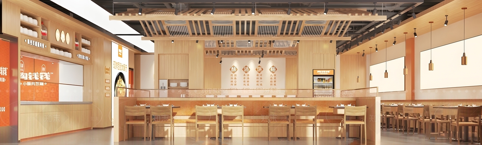 现代中餐厅SU模型下载【ID:1145471555】