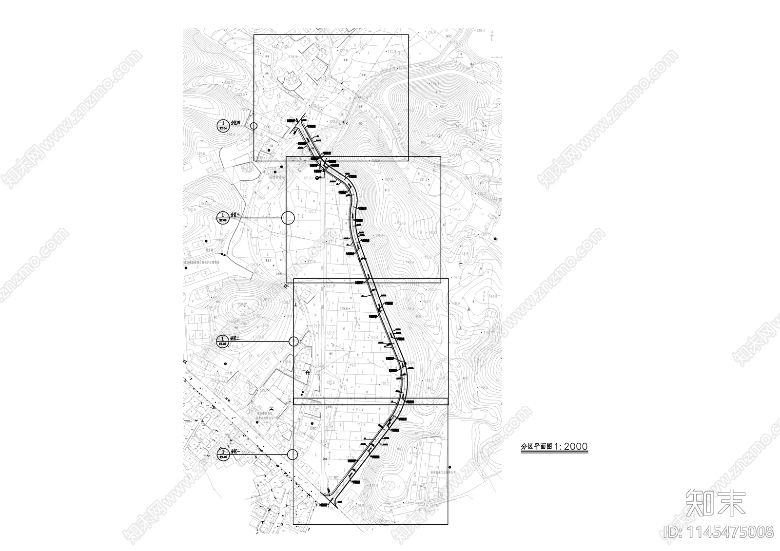 乡村村道路面建设施工图下载【ID:1145475008】