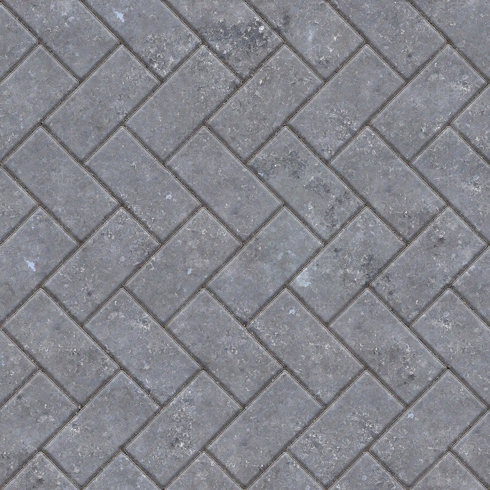 无缝人字纹拼花地砖透水砖人行道路地面广场铺贴贴图下载【ID:1145481691】