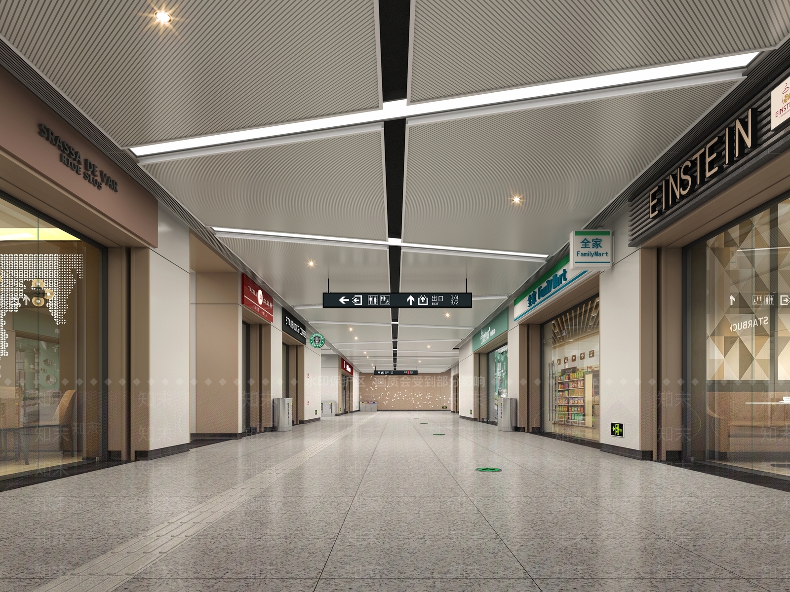 现代地铁站3D模型下载【ID:1145488192】