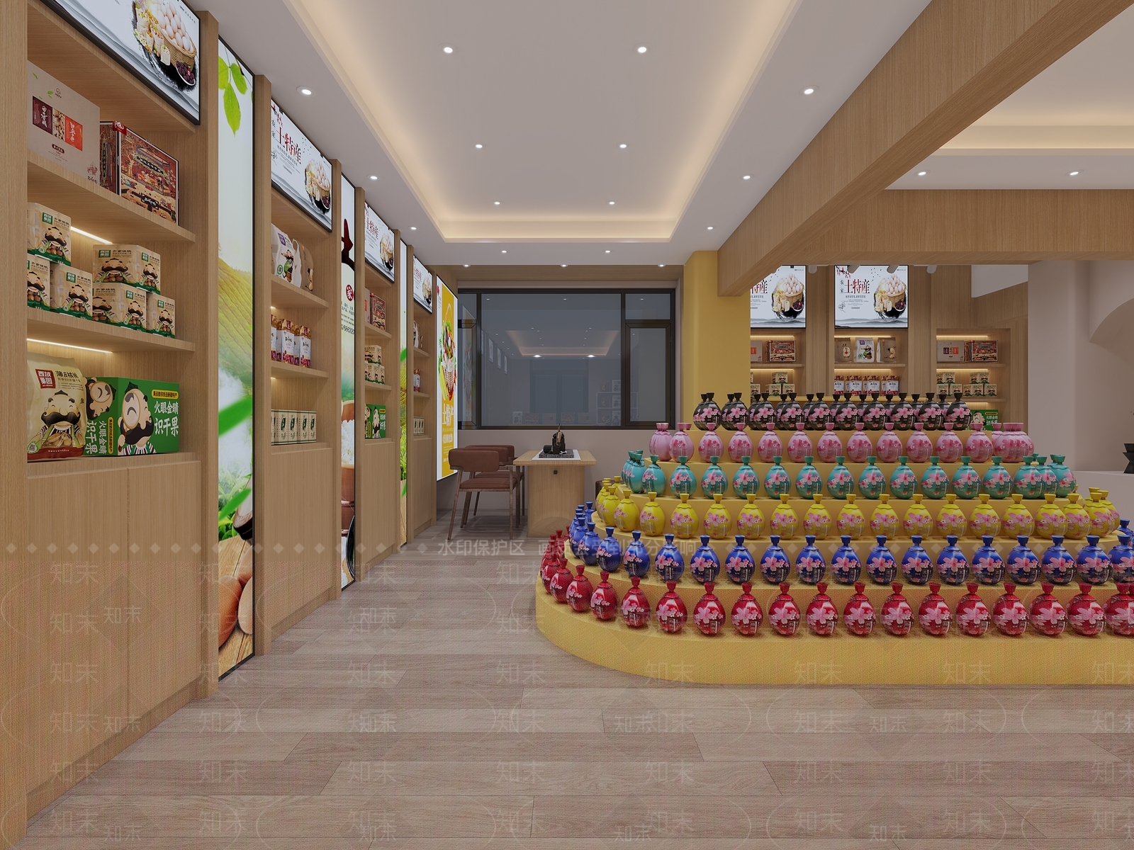 现代零食店3D模型下载【ID:1145496038】