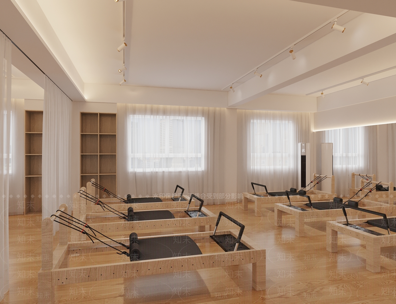 现代瑜伽室3D模型下载【ID:1145497672】