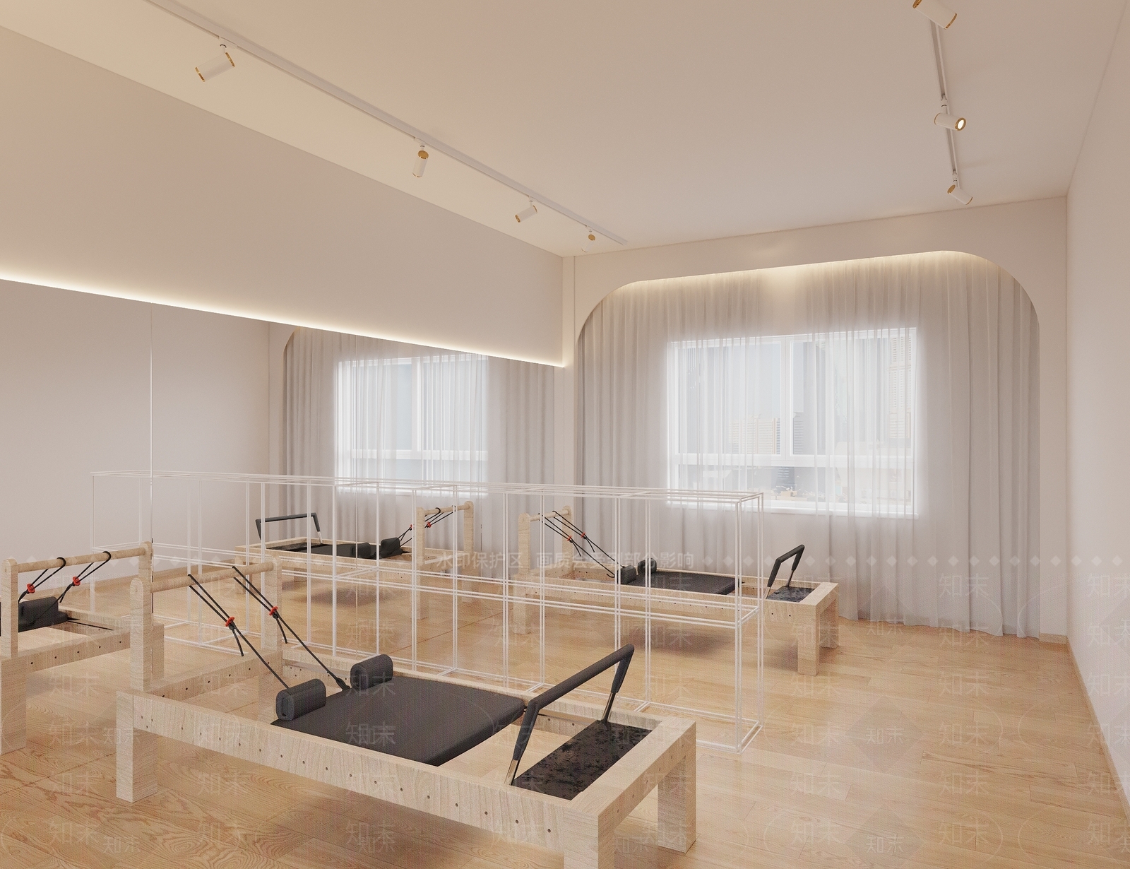 现代瑜伽室3D模型下载【ID:1145497672】